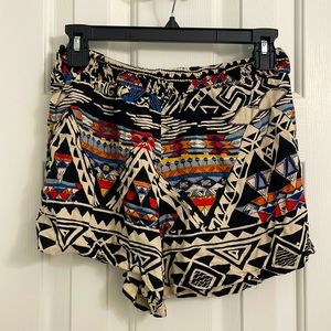 Aztec tribal pattern shorts